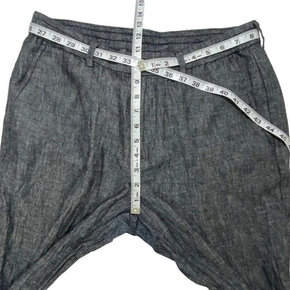 Banana Republic Athletic Fit Linen Blend Pants | 33X34 | Drawstring | Beachy